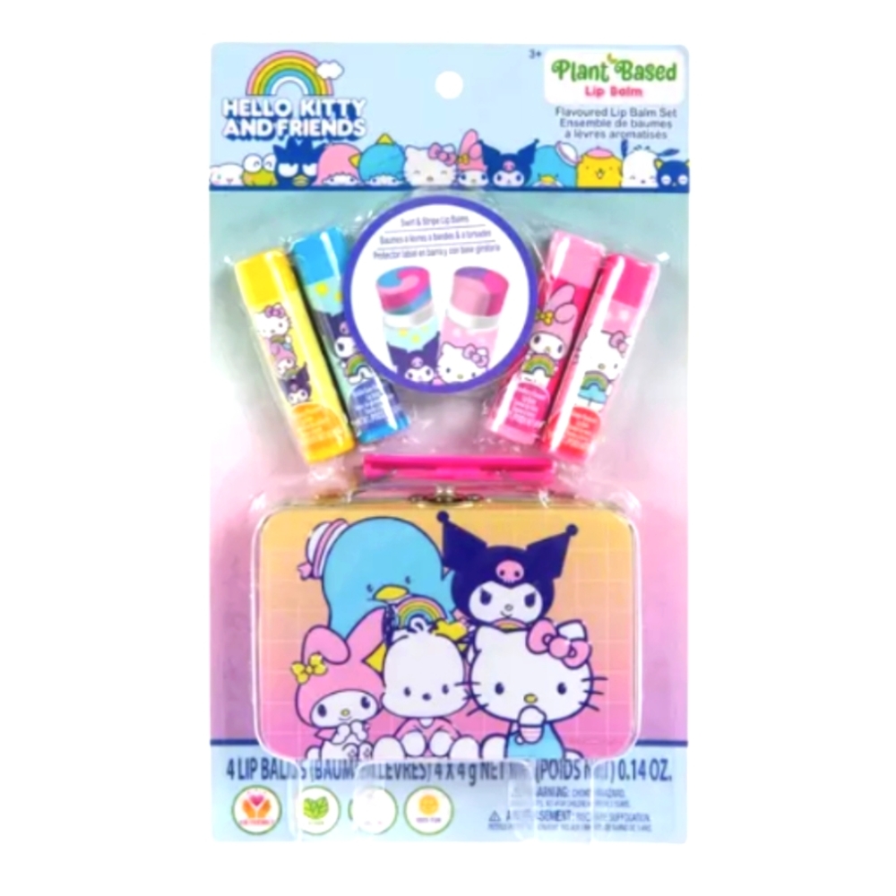 🎉HOST PICK. Hello Kitty & Friends Flavored Lip Balms With Carrying Tin Box - Picture 3 of 6